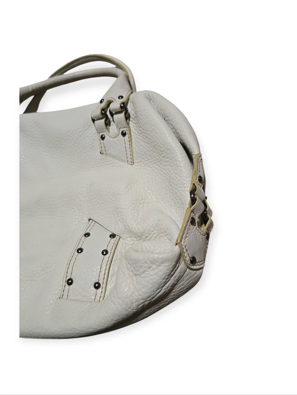 Cole Haan Pebbled Leather Satchel, Village Collection - Picture 3 of 9